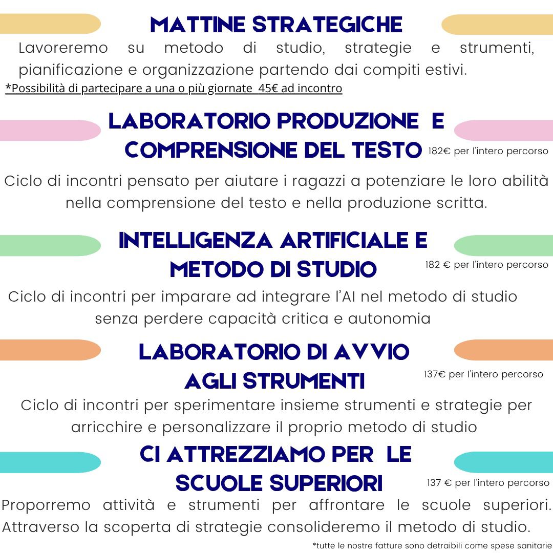 Obiettivi e costi